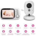 B�b� moniteur 32 lcd couleur babyphone vid�o ecoute b�b� video camera surveillance 24 ghz bidirectionnelle ...