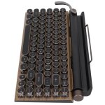 Clavier m�canique - tbest - tw1867 - r�tro - bluetooth 5. 0 - 83 touches