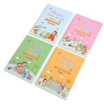 Cahier de pratique pour enfants - tbest - 4 packs - calligraphie - réutilisable - 185 x 26 cm Cahier de pratique pour enfants - tbest - 4 packs - calligraphie - réutilisable - 185 x 26 cm