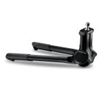 B�quille double centrale ursus jumbo 80 en aluminium noir - taille 26 � 28 pouces - charge maximale 80 ...