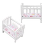 Berceau de poupée en bois - omabeta - lit de bébé de maison de poupée - sûr mignon brillant et vif Berceau de poupée en bois - omabeta - lit de bébé de maison de poupée - sûr mignon brillant et vif