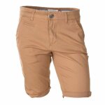 Bermuda chino homme - blaggio - la maison blaggio venili - marron - coton stretch - revers gans
