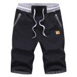 Bermuda hommebermuda homme  cordon de serragebermuda de jogging de sport - noir