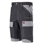 Bermuda de travail - lafont - crusher 1atbup - noir / gris - serg� 65% coton / 35% polyester 250 g - ...