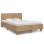 Best - meuble) - cadre de lit rotin v�ritable tiss� � la main 160x200 cm montage facile - poid:40 - 3452 ...