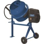 Btonnire lectrique scheppach mix140 - capacit 140l - roues et volant de basculement