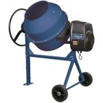 Btonnire lectrique scheppach mix160 - 160l - roues et volant de basculement