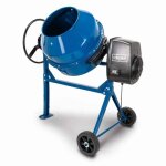 Btonnire lectrique scheppach mix180 - 180 l - roues et volant de basculement