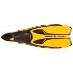 Palmes de snorkeling beuchat multisports - x - voyager - jaune souple et r�sistante