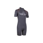Combinaison de plonge beuchat optima shorty 3mm - homme - noir - jaune - manches courtes - plonge sous ...