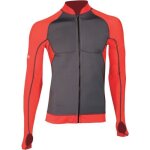 Veste de plonge zippe atoll pour homme - beuchat - buste noprne 2mm - manches en lasthanne - rouge ...