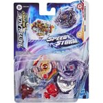 Beyblade - burst surge dual pack - 2 toupies de comp�tition speedstorm kolossal fafnir f6 et odax o6