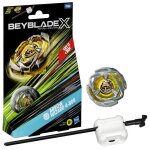 Beyblade x starter pack arrow wizard 4 - 80b avec toupie de comp�tition � rotation droite de type endurance ...