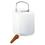 Biberon veau semi - circulaire avec couvercle 6 litres
