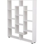 Biblioth�que 11 �tag�res multiformes blanche emily