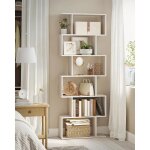 Biblioth�que �tag�re � 6 niveaux 24 x 70 x 191. 6 cm meuble de rangement cloison s�parateur moderneblanc ...