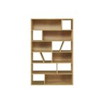 Miliboo - biblioth�que design en bois clair l120 cm azteque
