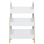 Bibliothèque enfant deco paris prix gabriel 100cm blanc - 3 niveaux - bois Bibliothèque enfant deco paris prix gabriel 100cm blanc - 3 niveaux - bois