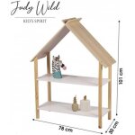 Bibliothèque enfant etagère de rangement dream 2 niveaux design forme maison meuble bébé chambre et bureau ... Bibliothèque enfant etagère de rangement dream 2 niveaux design forme maison meuble bébé chambre et bureau ...