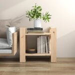 Biblioth�que - pin massif - 60x35x57 cm - beige - meuble de salon - cloison de s�paration