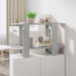 Bibliothèque - vidaxl - gris béton - 80x30x51 cm - 2 étagères - design contemporain Bibliothèque - vidaxl - gris béton - 80x30x51 cm - 2 étagères - design contemporain