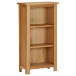 Bibliothque - vidaxl - bois de chne massif - 3 tagres - 45x225x82 cm