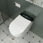 Meje 001u - abbatant wc japonaise �lectronique - avec bidet int�gr� et t�l�commande - s�che - linge � ...