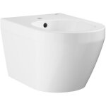 Bidet suspendu - grohe euro ceramic - porcelaine vitrifi�e - blanc
