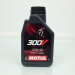 Bidon dhuile motul 300v off road racing 10w50 4t 100% synth�se 1l pour moto tt