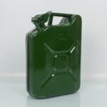 Bidon jerrycan en m�tal 10l essence carburant pour auto 4x4 quad moto
