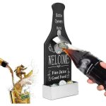 Biere soda ouvre wovte d�capsuleur mural forme de bouteille de bi�re de style vintage et cap catcher ...