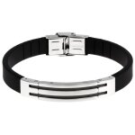 Bracelet - lotus style - ls1521 - 2 / 2 - acier - noir - taille 21 cm Bracelet - lotus style - ls1521 - 2 / 2 - acier - noir - taille 21 cm