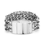 Bracelet - police - pejgb2112602 - mtal - gris - homme