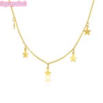 Parure bijoux - femme - dor�e - coeurs - cristaux - chic - ensemble de quatre pi�ces