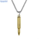 Bijoux collier hommes - collier - pendentif balle en cuivre pour homme en alliage