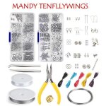 Bijoux faisant kit bijoux trouvant outils de dmarrage kit avec pinces et triers pour fabrication de ...