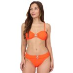 Bikini textur� � nouer dans le dos avec bijou dor� au centre. dot� de bretelles ajustables et amovibles. ...