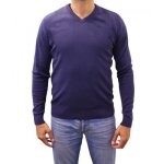 Bill tornade pull col v homme milano bleu marine homme