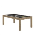 Billard - ren� pierre - fabricant fran�ais - charme ch�ne sable drap slate grey + plateaux table