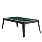 Billard - ren� pierre - fabricant fran�ais - steel oslo pieds gris drap vert + plateaux table