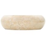 Bingo * vasque - lavabo 40x12 cm marbre cr�me - 4413