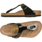 Birkenstock nu - pieds gizeh noir femme