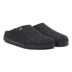 Birkenstock zermatt wool felt pantoufles gris fonce pour femmes - eu 37
