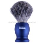 Blaireau plisson taille 12 monture bleu nuit