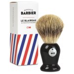 Blaireau de rasage pour homme de monsieur barbier 100% vgan pour crme ou savon de rasage