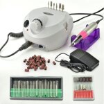 Blanc kit ponceuse  ongles polissoir rond appareil electrique nail drill 30 000 rpm professional prise ...
