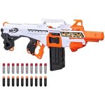 Blaster motoris nerf ultra select - nerf - jouet - 2 chargeurs de 10 flchettes - blanc
