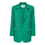 Blazer femme only onllana - berry oversize vert alhambra - revers crant� boutonnage devant - t38