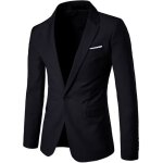 Blazer homme slim mode veste de costume homme de mariage seul bouton casual daffaires