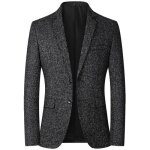 Blazer homme veste de costume soire party vtement masculin lgant palais professionnel slim pardessus ...